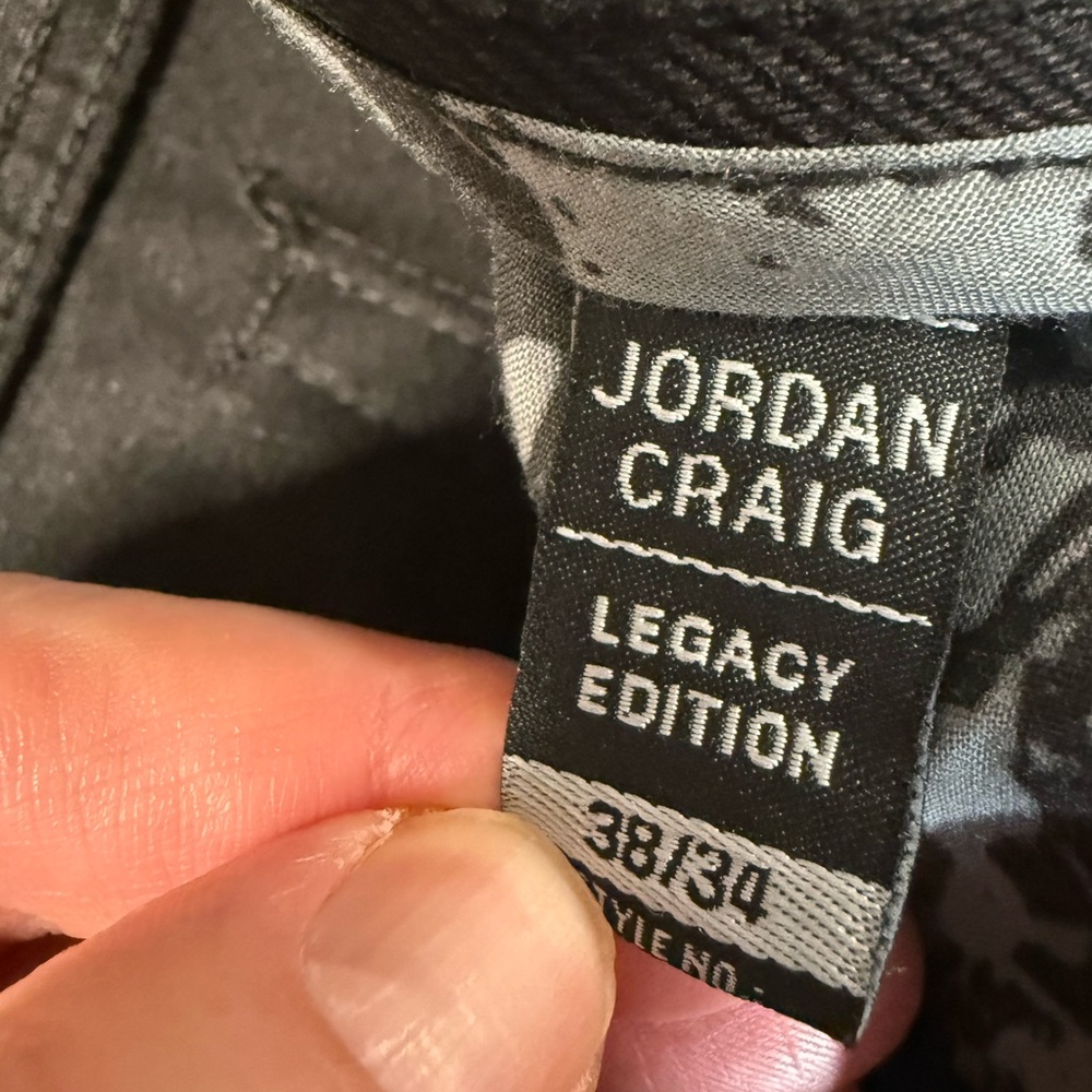 Jordan Craig Legacy Edition Collins Jeans 38x34 Black Streetwear Denim - Picture 12 of 16